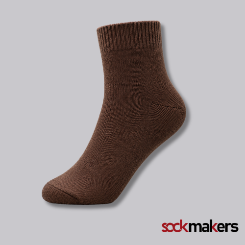 possum brown mid crew socks