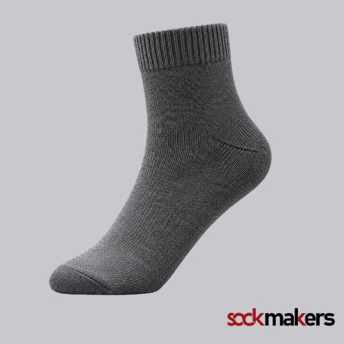 possum mid crew grey socks