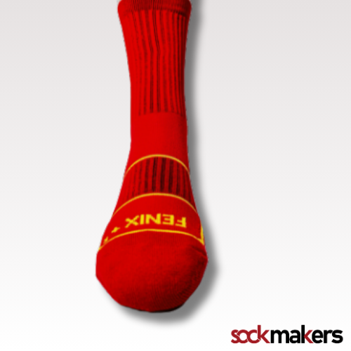 fenix cotton sock red