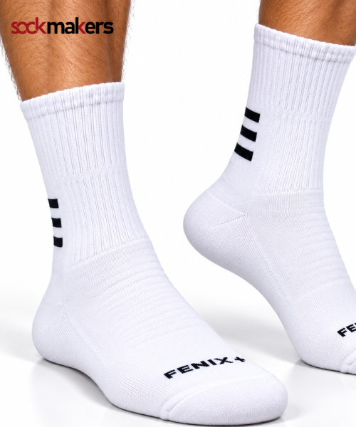running socks white