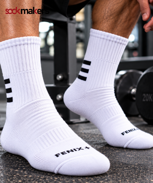gym socks white
