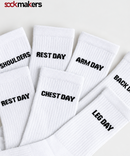 gym socks white