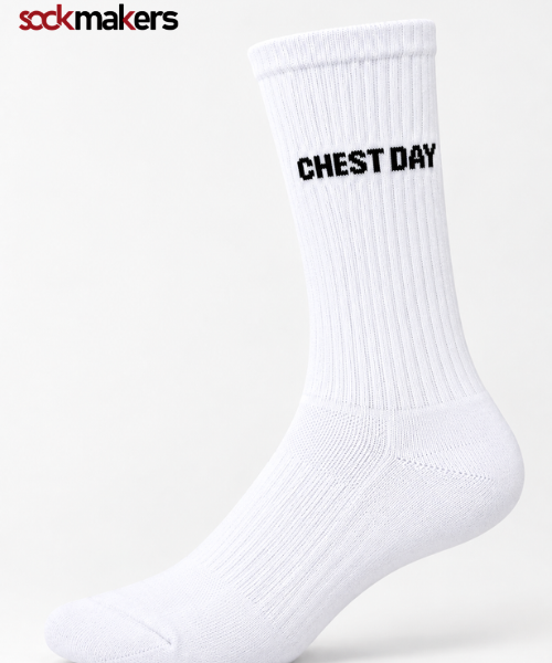 white gymm socks