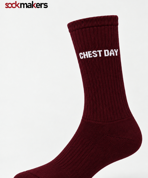 maroon gym socks